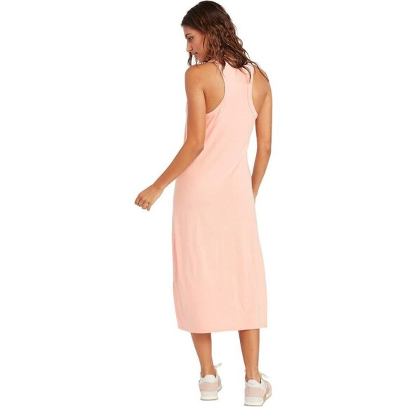 NWT VOLCOM STONE LIGHT HAZEY PINK SIDE SLIT DRESS SZ XL - Picture 3 of 12